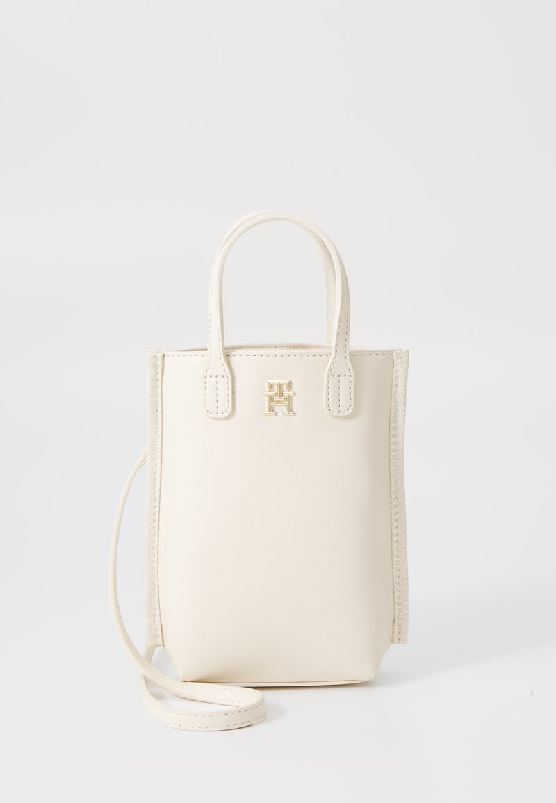 Tommy Hilfiger DISTINCT PHONE POUCH - Taštička na mobil - beige