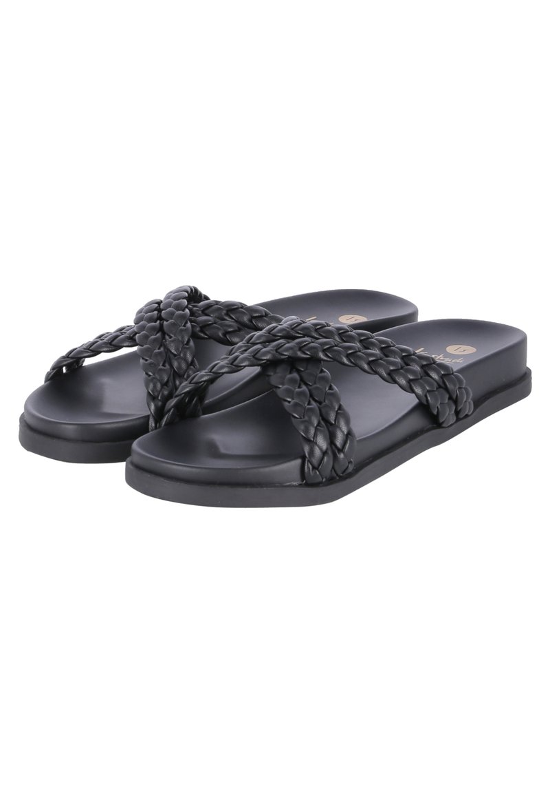 Damen Sneaker | La Strada Pantolette flach schwarz - ML49744 Damen Sneaker | La Strada Pantolette flach schwarz - ML49744
