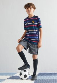 Nike Performance ACADEMY SHORT UNISEX - Pantaloncini sportivi - iron grey/black/sunset pulse