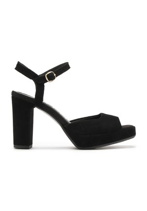 Platform sandals - black