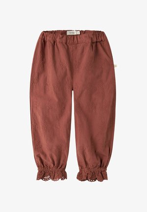 Lil' Atelier, TROUSERS LOOSE FIT - Pantaloni - mahogany