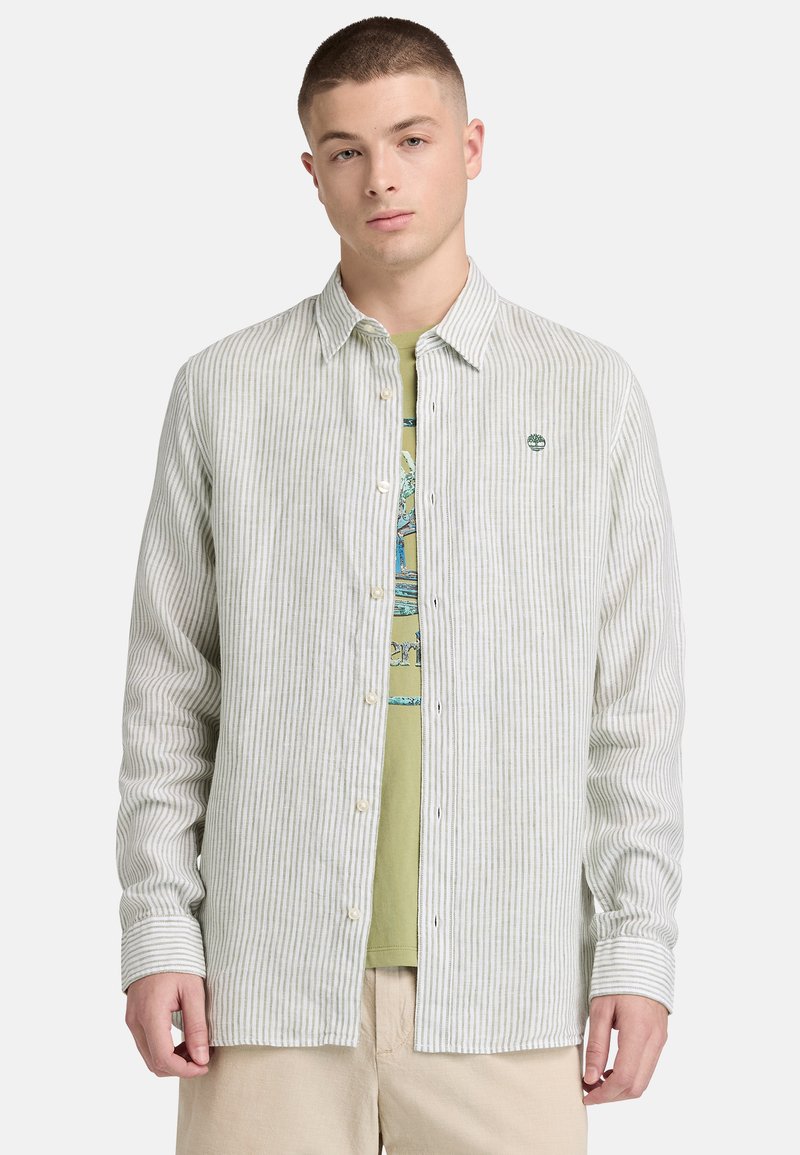 Timberland STRIPED - Košile - light green
