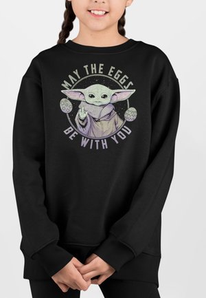 Star Wars THE MANDALORIAN MAY THE EGGS - Sweatshirt - black