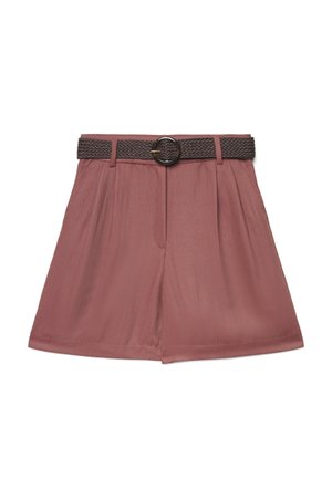 Terranova, BERMUDA CON CINTURA INTRECCIATA - Shorts - mogano