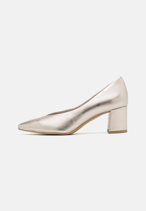 escarpin doré zalando