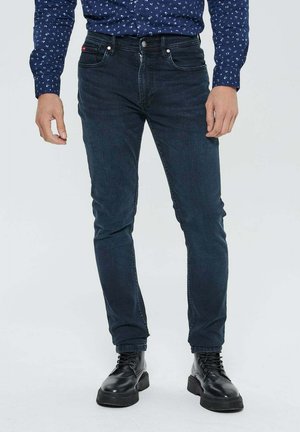 JORDY - Jean slim - blue/black