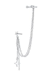 Elli SPARKLING STAR ASTRO - MIT KRISTALLEN VON SWAROVSKI® - Boucles d'oreilles - silberfarben