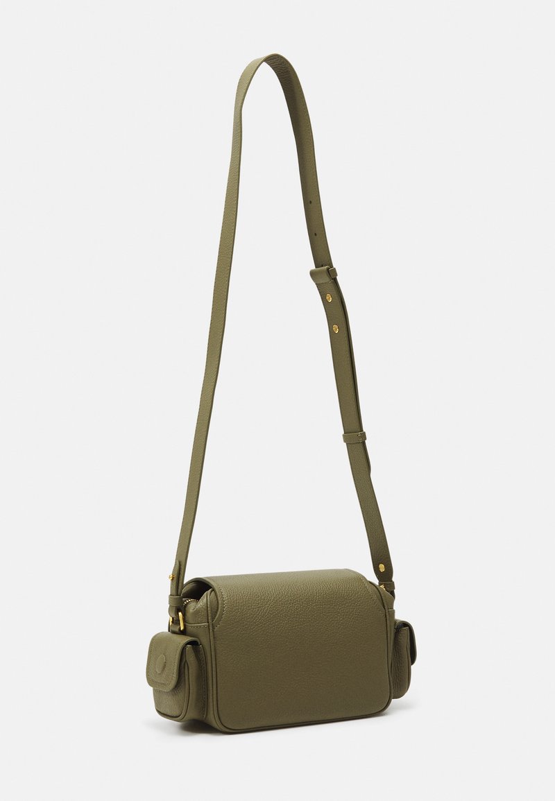 Sac Bandoulière COCCINELLE Tebe Crossover Bag M Greenery - Cuir De Vache 100%, Neuf Avec étiquettes, Ajustable