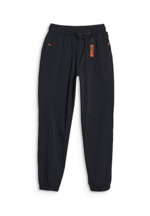 4F, 4F SPODNIE CASUAL DAMSKIE - CZARNY L - Stoffhose - deep black