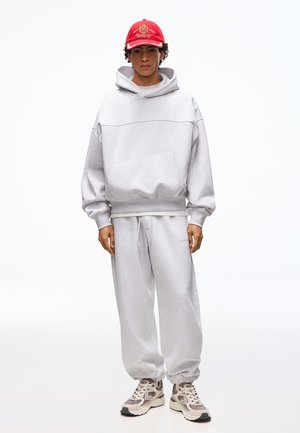 Bershka, SET HOODIE + JOGGER - Survêtement - dark grey