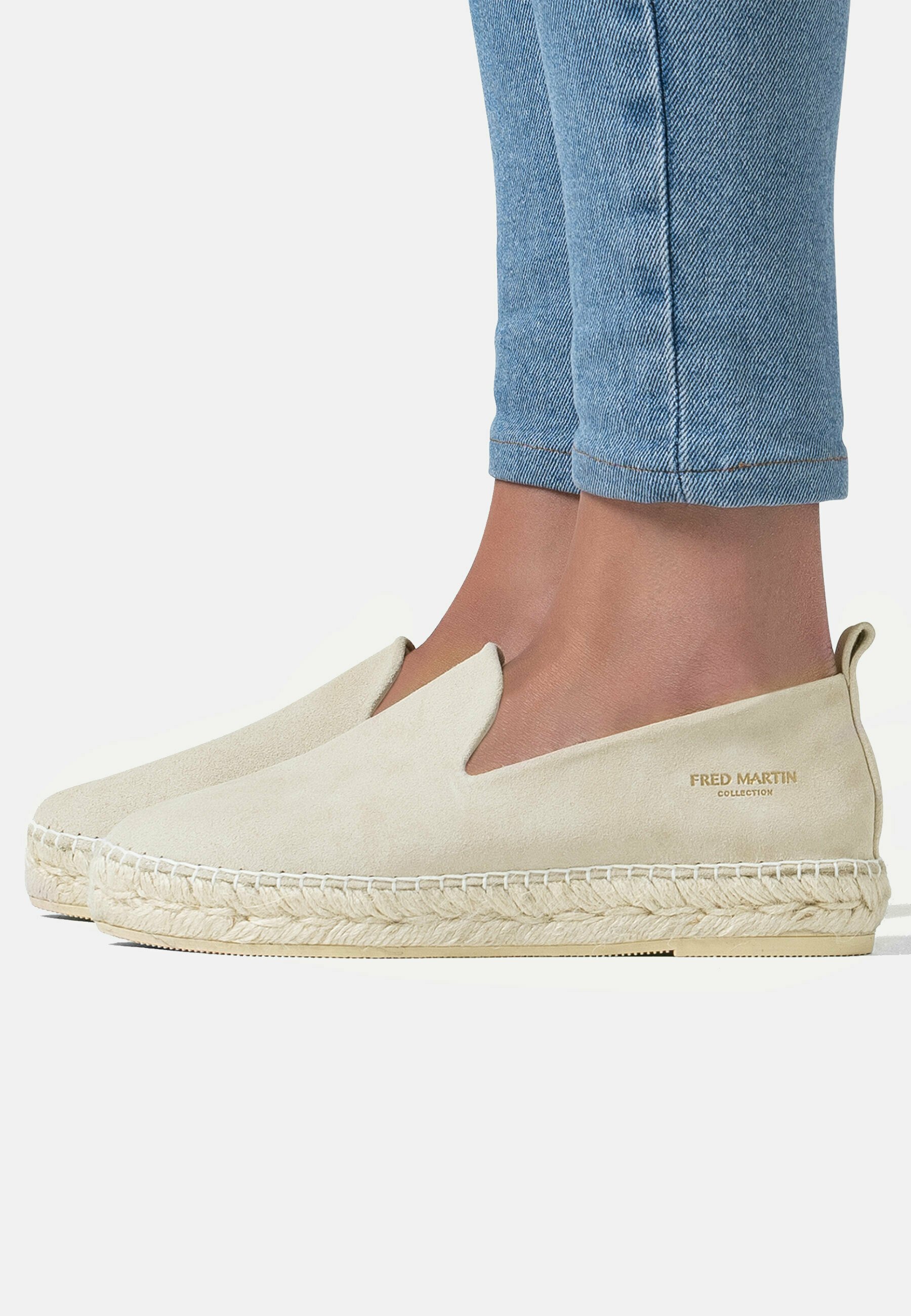 Fred Martin Espadrille Slip-On Shoes Fred Martin Collection, Banana Suede Men Suede and Jute  main image 4