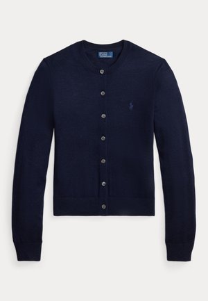 Polo Ralph Lauren, MERINO WOOL CREWNECK CARDIGAN - Kardigan - hunter navy