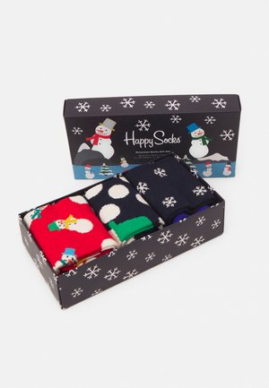 SNOWMAN 2 PACK UNISEX - Socken - multi