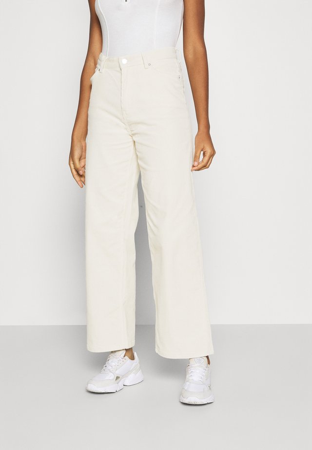 LASHES TROUSERS - Stoffhose - cream