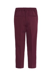 Kaffe SAKURA CROPPED - Kalhoty - windsor wine