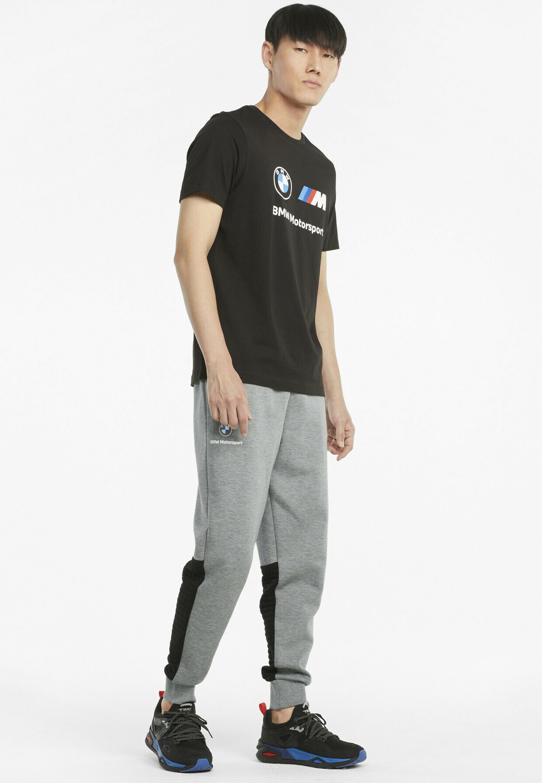 Puma BMW M MOTORSPORT - Tracksuit bottoms - medium gray heather/grey -  Zalando.de