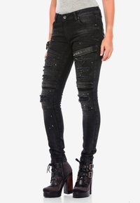 Cipo & Baxx Slim fit jeans - schwarz