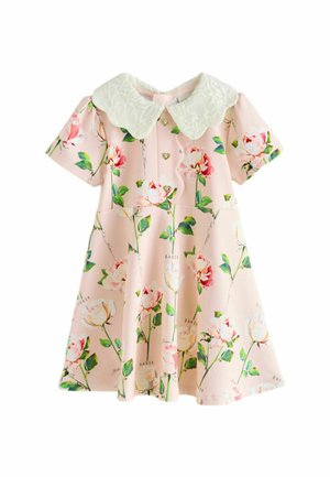 REGULAR FIT - COLLARED PONTE - Blusenkleid - pink