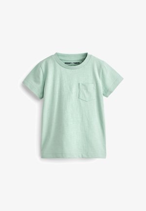 SHORT SLEEVE PLAIN - Basic T-shirt - light blue