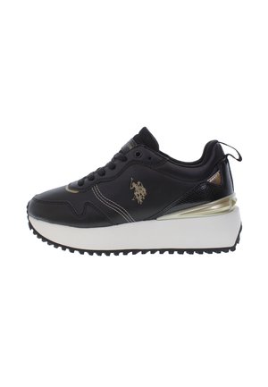 BAYLE - Trainers - black gold