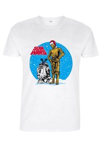 Star Wars STAR WARS: CLASSIC SNOW BROS UNISEX - Camiseta estampada - white