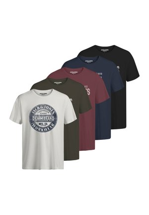 Print T-shirt - vineyard wine pack:w rosin black clouddancer navyb