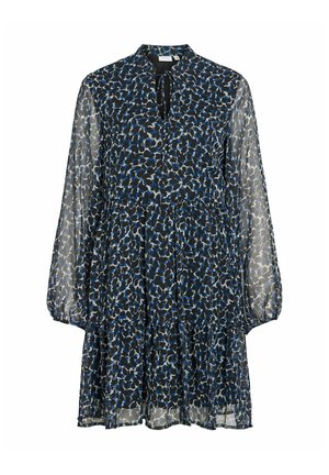 VILA, MINIKLEID VIFALIA LANGARM - Robe de jour - navy peony