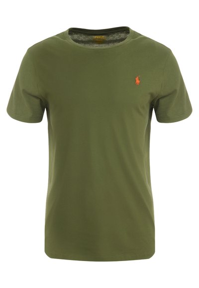 Polo Ralph Lauren CUSTOM SLIM FIT JERSEY CREWNECK T-SHIRT - T-shirt básica - supply olive