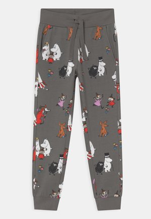 TROUSERS MOOMIN UNISEX - Tracksuit bottoms - dark dusty grey