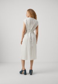 GAP TIE WAIST DOWN MIDI - Abito a camicia - new off white