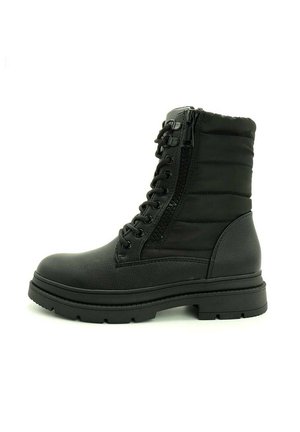 MILITAR STAY - Botines con plataforma - black