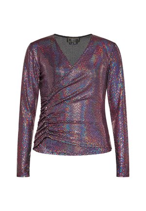 faina, Blouse - pink mehrfarbig