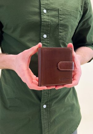 Gusti Leder BJÖRN - Geldbörse - dunkelbraun