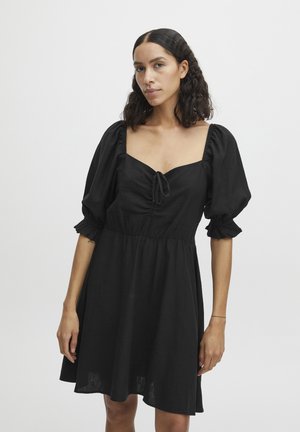 BYFALAKKA SHORT DRESS - Day dress - black