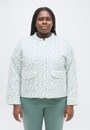 CARHALLIE JACKET  - Ελαφρύ μπουφάν - cloud dancer/blue ditsy