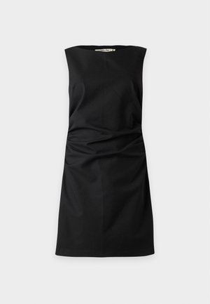 Abercrombie & Fitch, FORME HIGH NECK RUCHED MINI DRESS - Cocktail φόρεμα / Φόρεμα για πάρτι - black