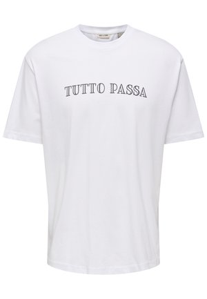 Only & Sons, ONSAXEL PASSA TEE - T-shirts print - bright white