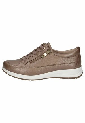 Sportieve veterschoenen - taupe perlato