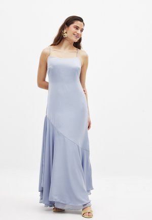 NA-KD, ASYMMETRIC TIER SLIP  - Maksikleit - light blue