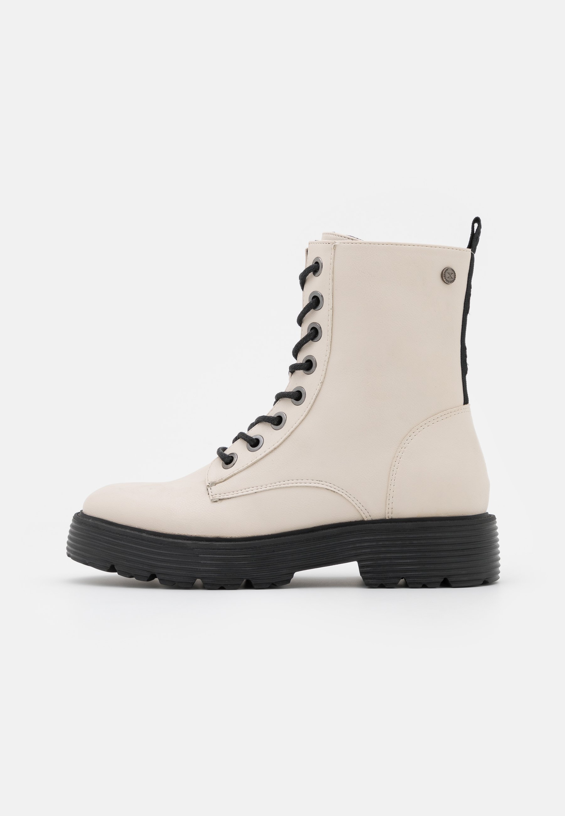 XTI Botines con plataforma - ice/crema - Zalando.es