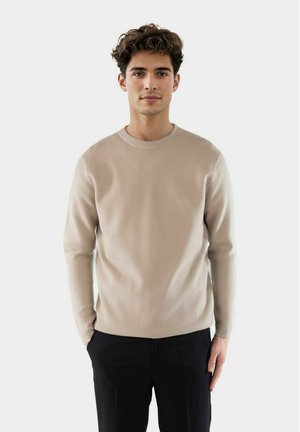 CLARK - Jumper - light brown
