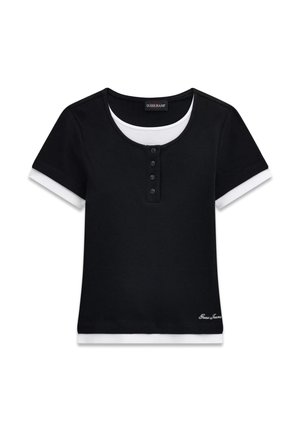 Guess Jeans, - T-shirt z nadrukiem