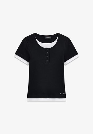 Guess Jeans, - T-shirt z nadrukiem