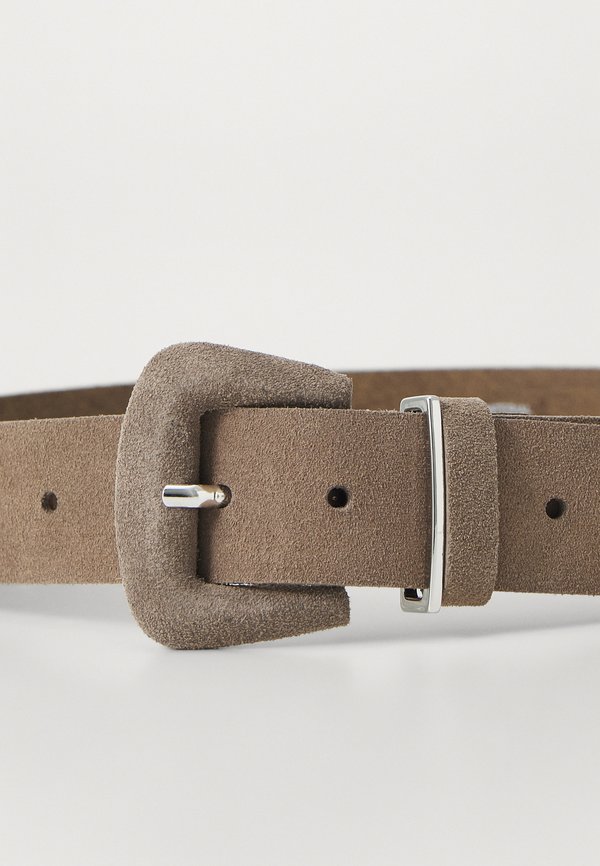 LEATHER - Belt - dark taupe3