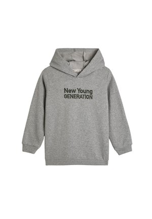 LONG SLEEVE EMBROIDERED  - Jersey con capucha - grey