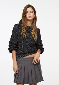 PULL&BEAR - BOX - Suknja A kroja - dark grey Minijatura 1