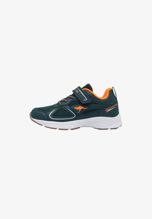 KangaROOS, KANGAROOS KINDER K-NI ROUG EV SNEAKER 10414 000 8200 GREEN/ORANGE UNISEX - Trainers - green jewel neon orange