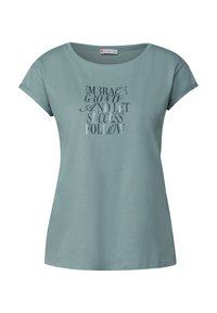 Street One Print T-shirt - blau