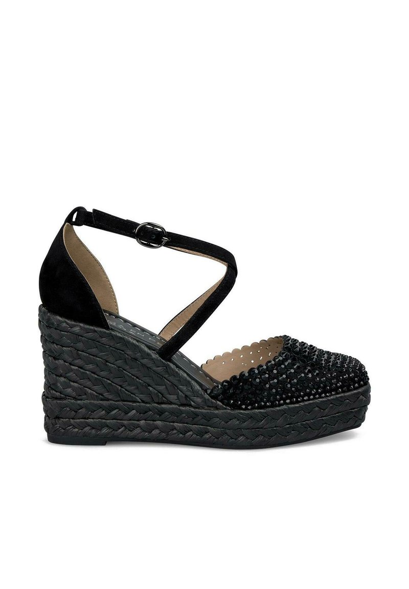 Alma en Pena Wedges - Black/black - Zalando
