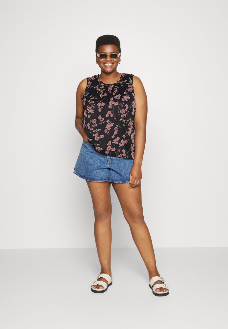 Damen Hemdblusen | Vero Moda Curve VMWONDA TIE Top black/schwarz - BK84095 Damen Hemdblusen | Vero Moda Curve VMWONDA TIE Top black/schwarz - BK84095